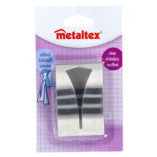 Metaltex handdoekhouder zelfklevende RVS