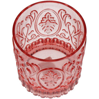 Overige merken beker beker 8,9x9,5 cm roze transparant