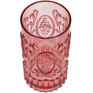 Tumbler acryl roze 8,2x8,2x15,2cm