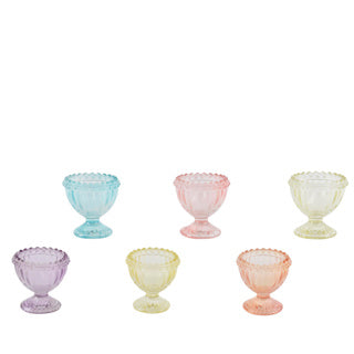Eierdop glas 6 assorti | 12 stuks