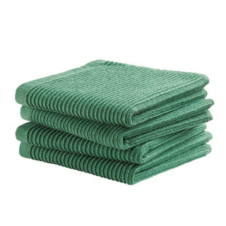 Ddddd vaatdoek basic groen 30 x 30 cm set 4