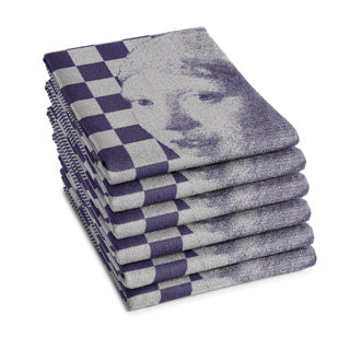 Ddddd theedoek meisje met de parel 60 x 65 blauw