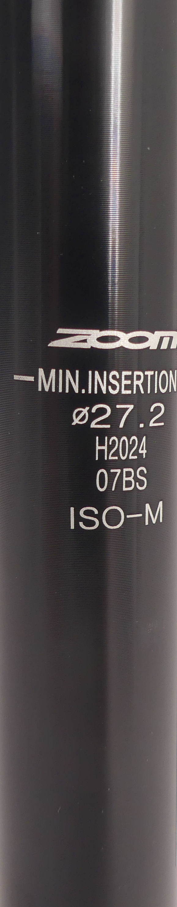 zadelpen groot 27,2 x 350 mm aluminium zilver