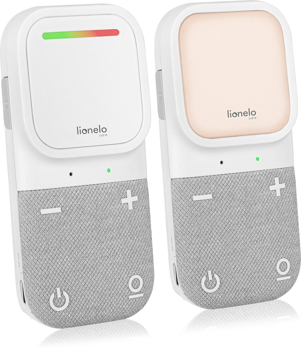Lionelo babyline 2.2 digitale babyfoon – 2-weg communicatie – tot 400 m bereik – fhss beveiligd signaal – nachtlampje – led geluidsindicator – draagbare ontvanger met clip – volumecontrole – compact betrouwbaar babytoezicht