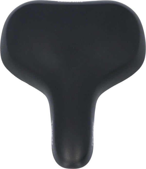 Dresco fietszadel towny memoryfoam zwart