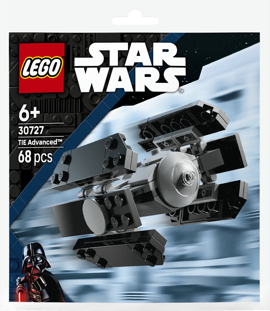 Lego star wars 30727 tie advanced minimodel