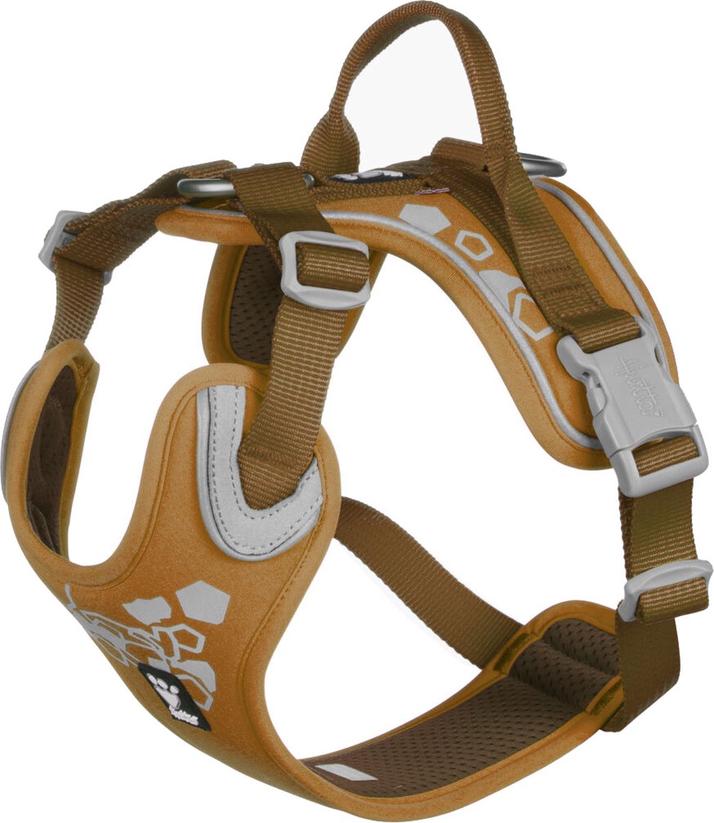 Hurtta - hondentuig - weekend warrior - harness voor honden - kleur: desert - borstomvang: 40-45 cm