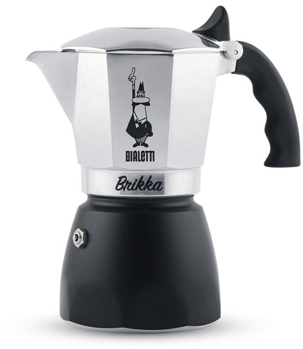 Bialetti brikka revolution 4 kops – espressopot met crema – aluminium mokapot – authentieke italiaanse koffie