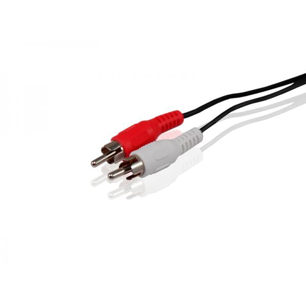 Conceptronic clcinch5 rca audiokabel, 2x rca -> 2x rca, mm, 5m, zwart