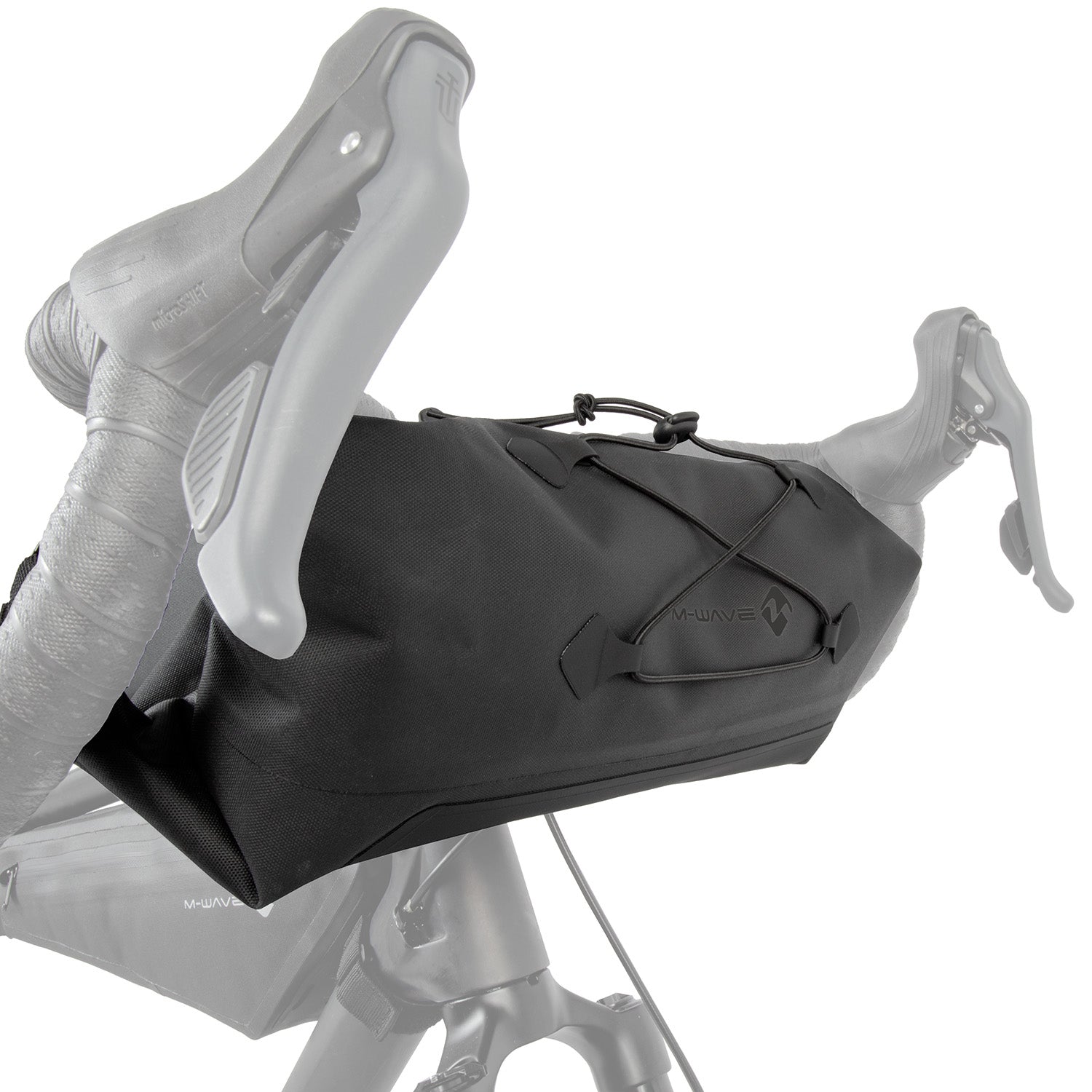 M-wave stuurtas rough ride ii - zwart - 12 liter (l)