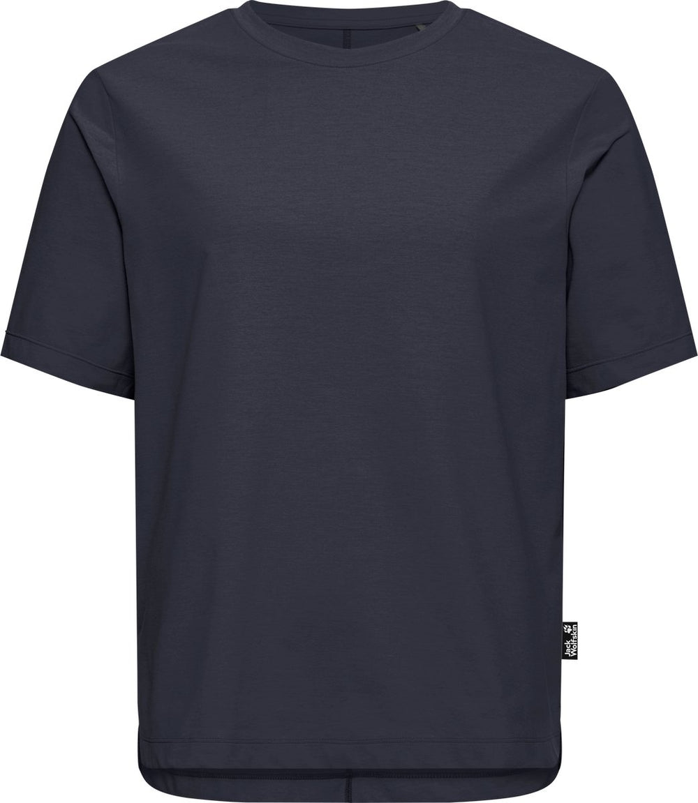 Jack wolfskin travel t w dames outdoorshirt-dark navy