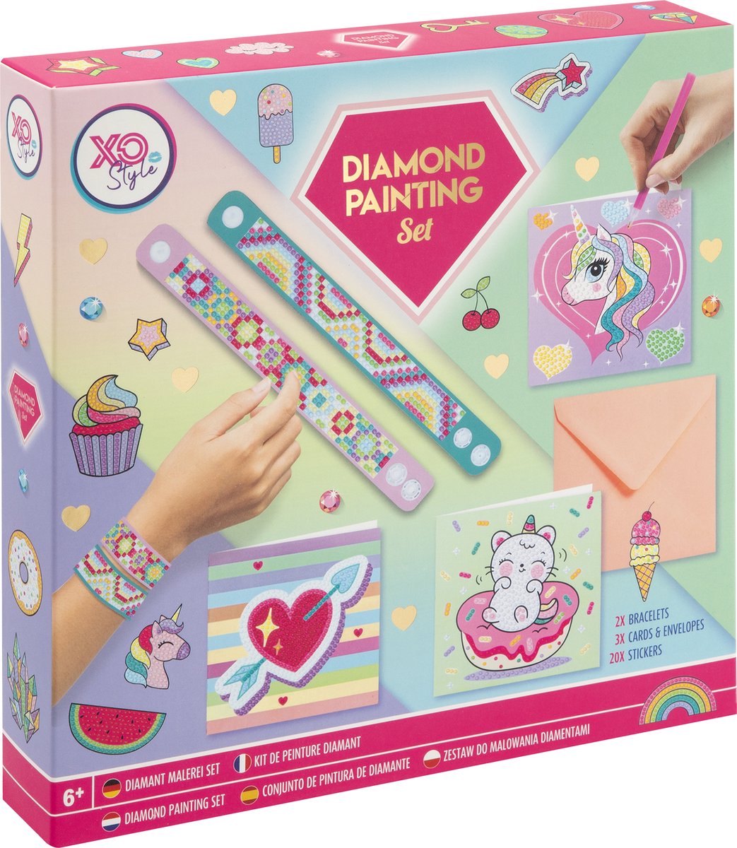 Complete set creatieve knutselgroep diamantschilderingen