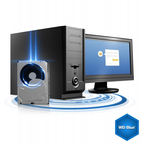 Western Digital WD10EZEX Caviar Blue HDD, 1TB, 3,5 inch, SATA3, 64MB, 7200RPM, 150 MIB s, 6,8W