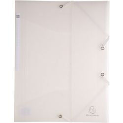 3-flap mappen exacompta 55860e polypropyleen