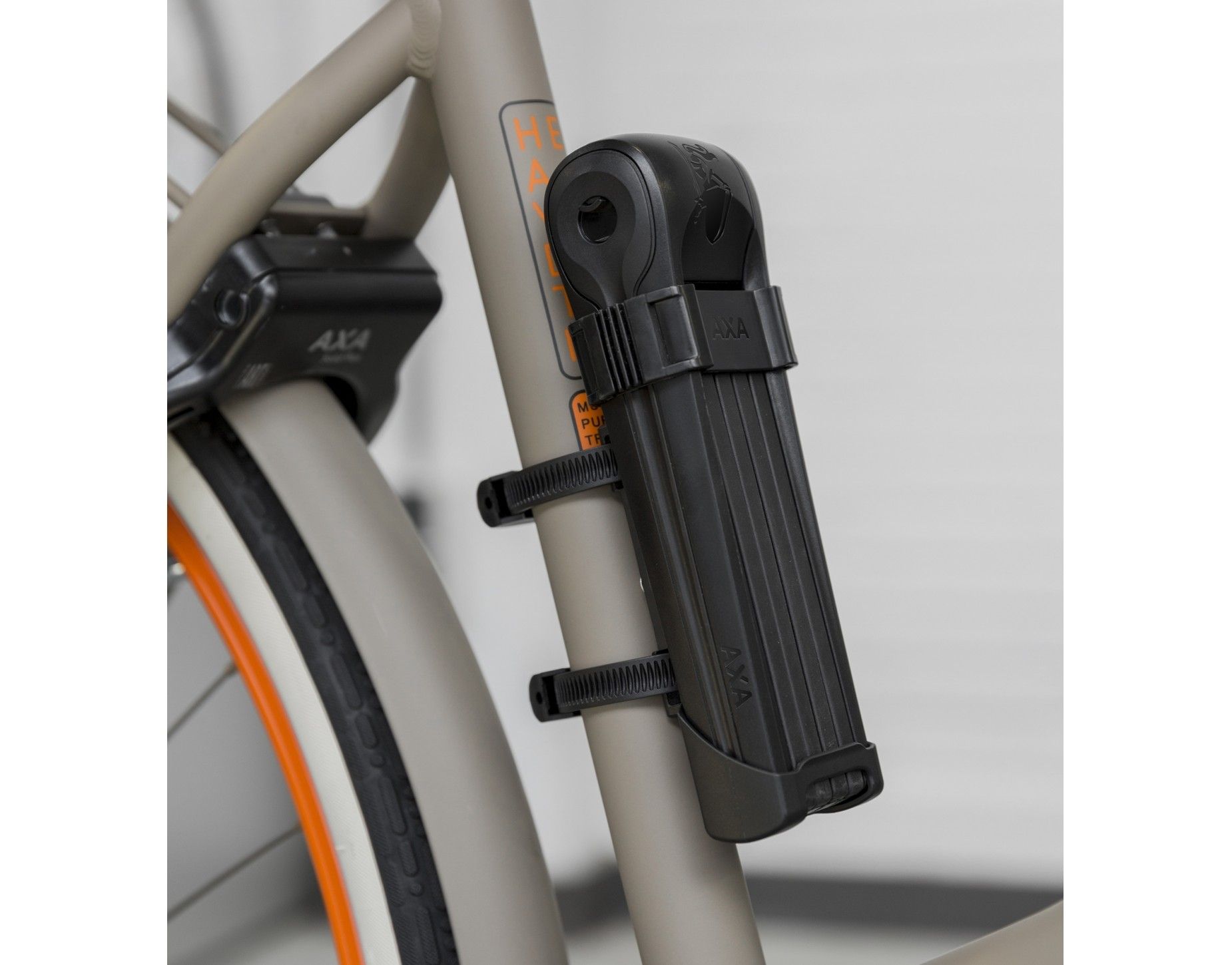 Axa beugelslot fold 85 - zwart