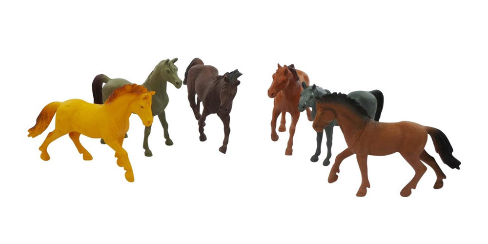 Aro paarden ca.15 cm zak a 6 stuks