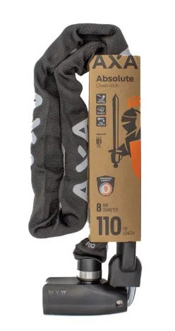 Axa kettingslot absolute 8-110 - zwart