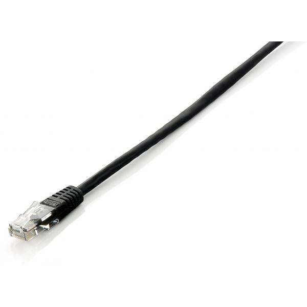 Equip 625457 patch cable, u utp cat6 26awg 250mhz, 0,5m, black