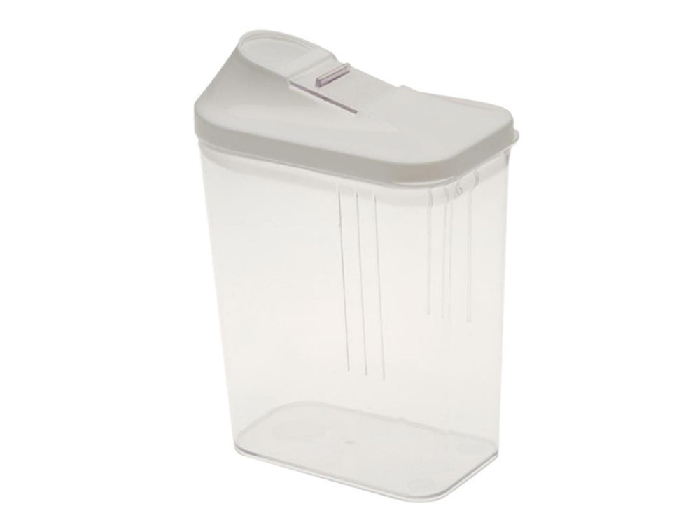 Keeeper strooibus 1,5l 11,5x7x21cm wit transparant