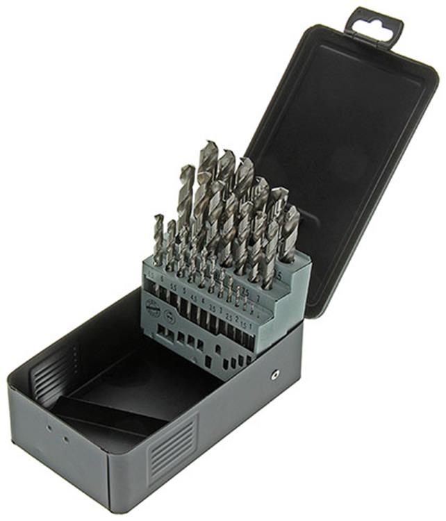 Mack 1011627 - metaalboor hss g din 338 set 25-delig 1-13mm | 3 stuks