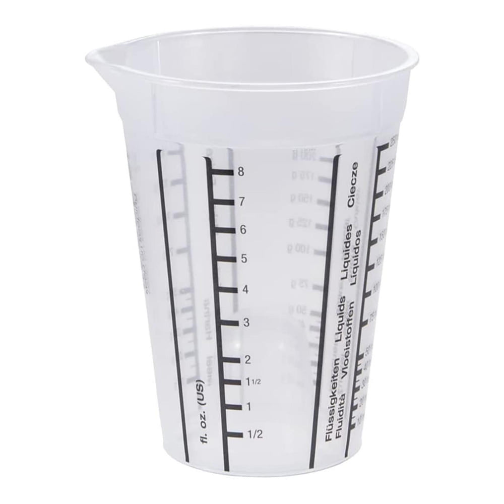 Keeeper kunststof maatbeker 0,25l ã˜8,5x11,5cm transparant