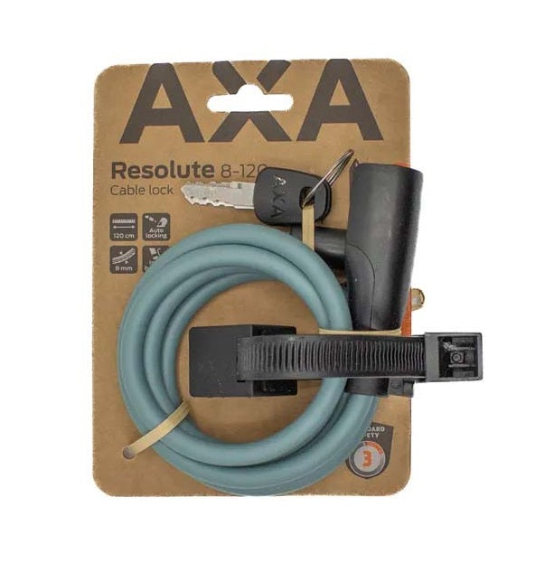Axa kabelslot resolute 8 - 120 - army green