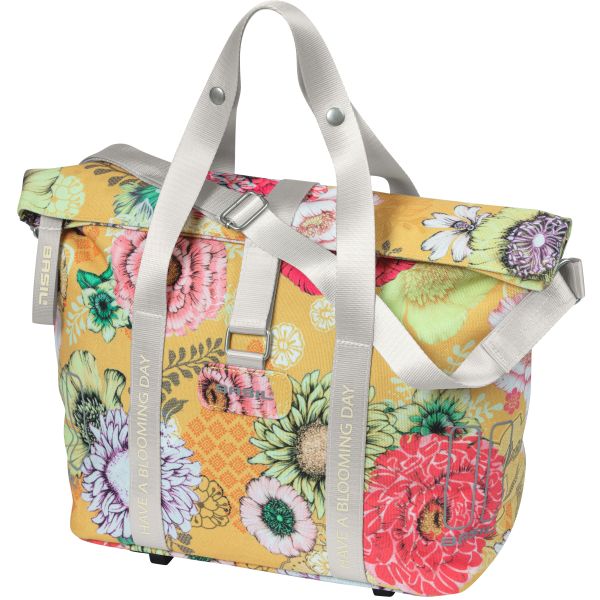Basil Bloom Field MIK Bicycle Handbag - Yellow, compact and durable - 8-11L