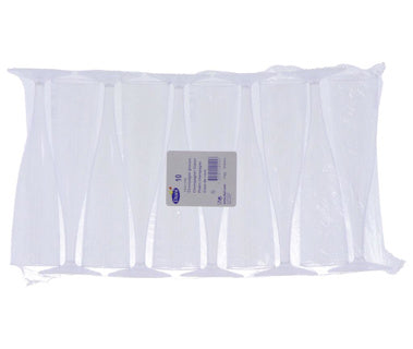 Duni champagneglazen crystallo kunststof 10 stuks