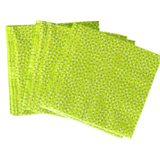 Servetten speelse stippen kiwi 33x33 cm