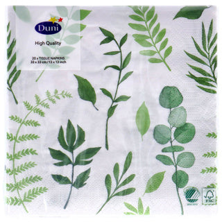 Servetten groen 33x33 cm