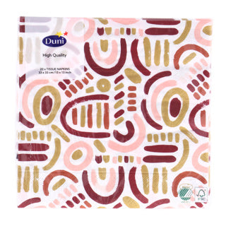 Imp servetten gouden uls 33x33 cm