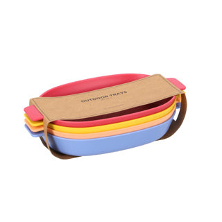 Norlander borden ovaal 24 cm set van 4 | 12 stuks