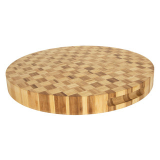 Diverse snijplank bamboe ø 38 x 4 cm fsc