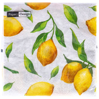 Servetten citrus 33x33 cm | 4 stuks