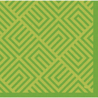 Duni servetten mozaïek kiwi 40x40 cm