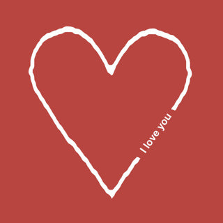 Duni servetten ik hou van jou 33x33 cm