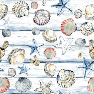 Duni servetten strandschelpen 33x33 cm