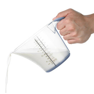 Rotho loft maatbeker 1,2l horizon blauw transparant