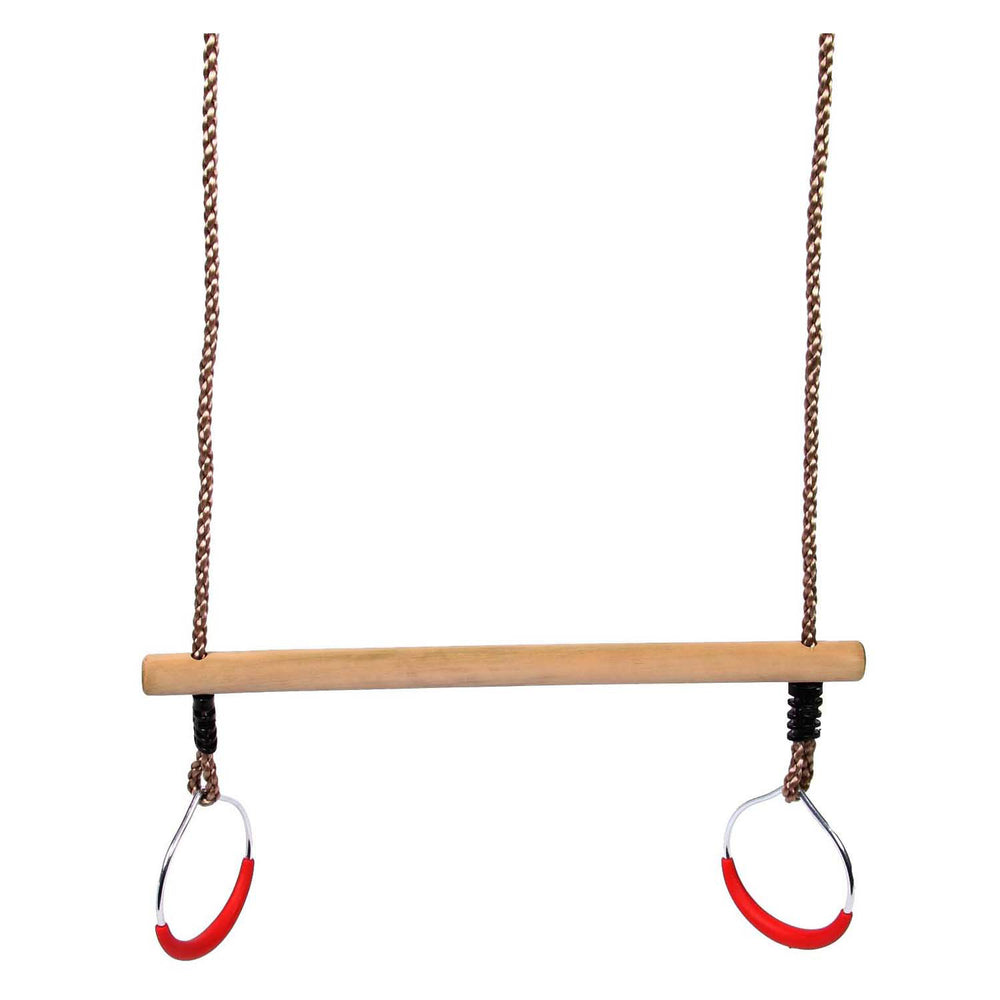 Swingking trapezeset met ringen, 48cm