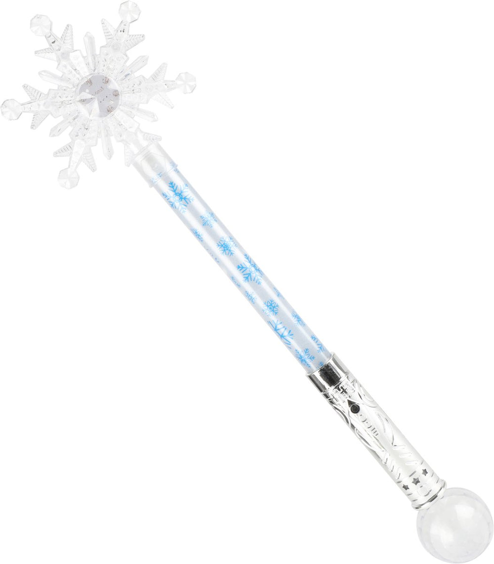 Toi-toys ijsprinses toverstaf sneeuwvlok met licht