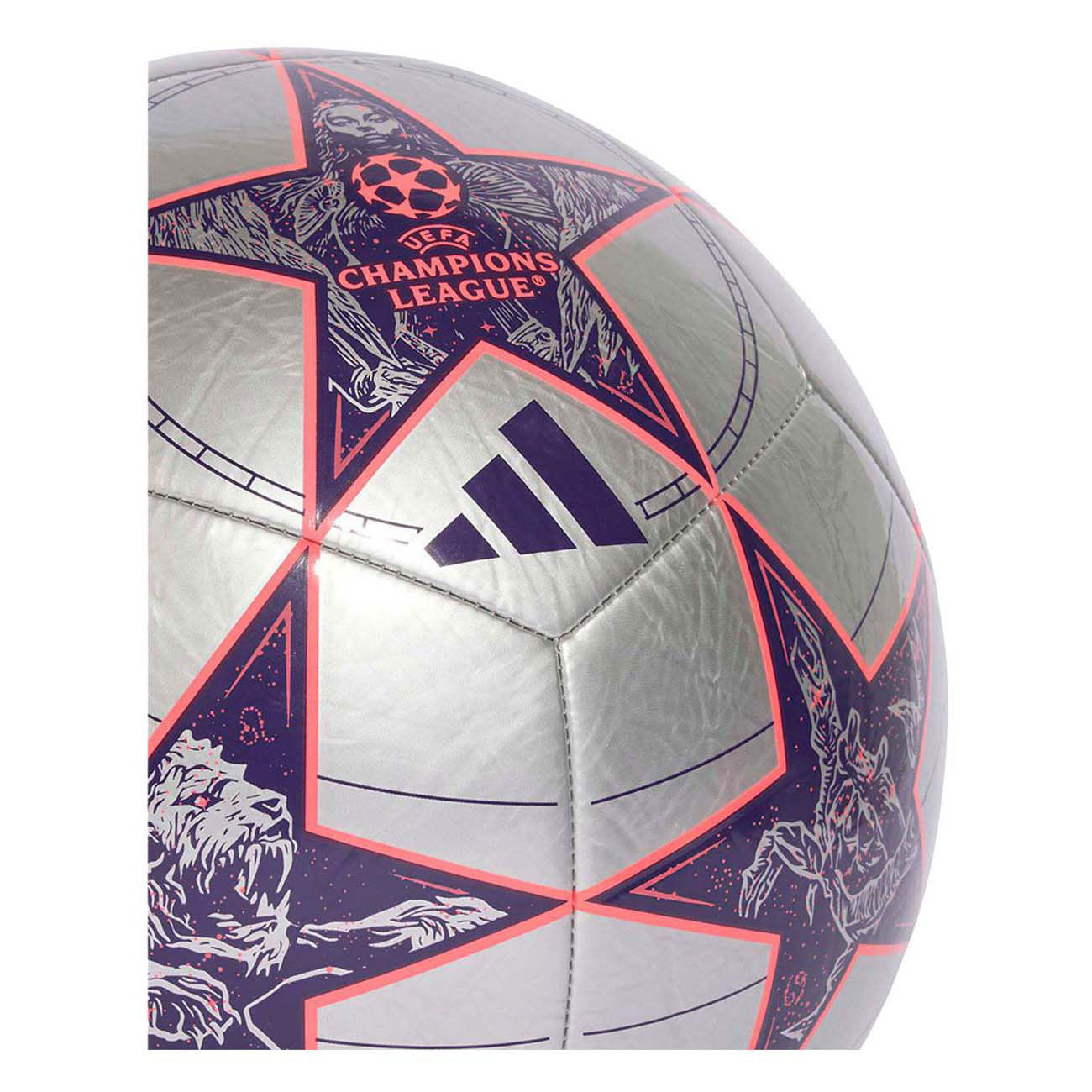 Volare adidas champions league voetbal - zilver