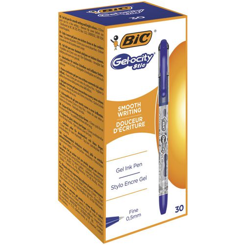 Ty rollerballpen geloci stic blauw bic