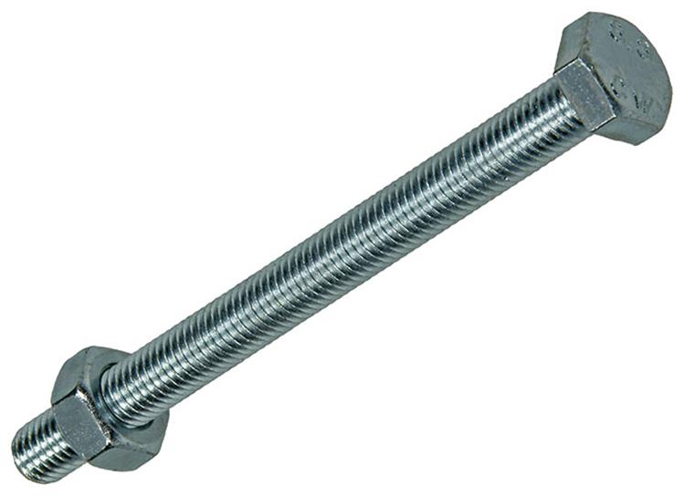 Mack 1007086 - tapbout + moer verzinkt 25 st 10 x 120 mm | 2 stuks