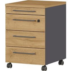Ladeblok germania 4239-564 grafiet, eiken