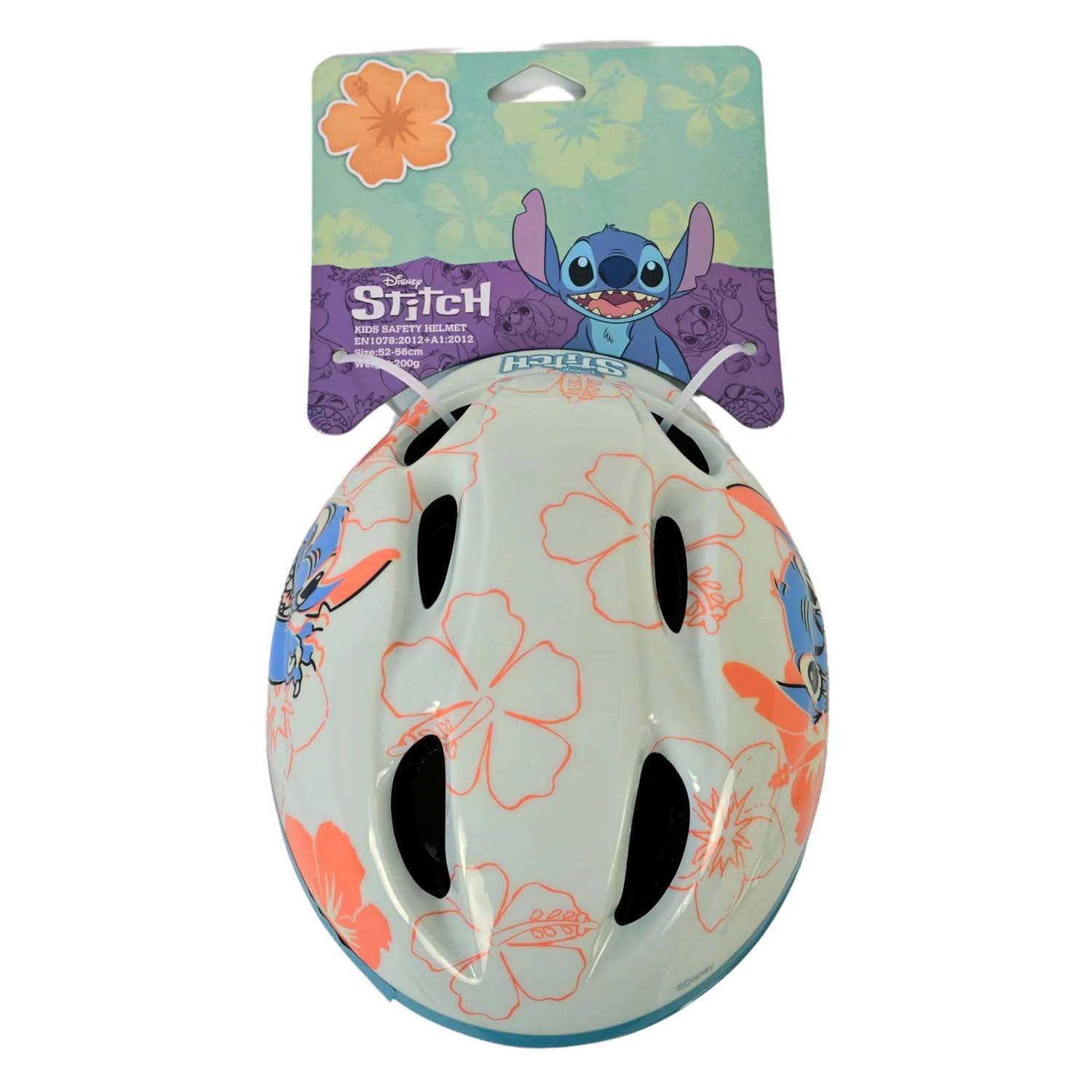 Volare kinder helm disney stitch roze 52-56cm