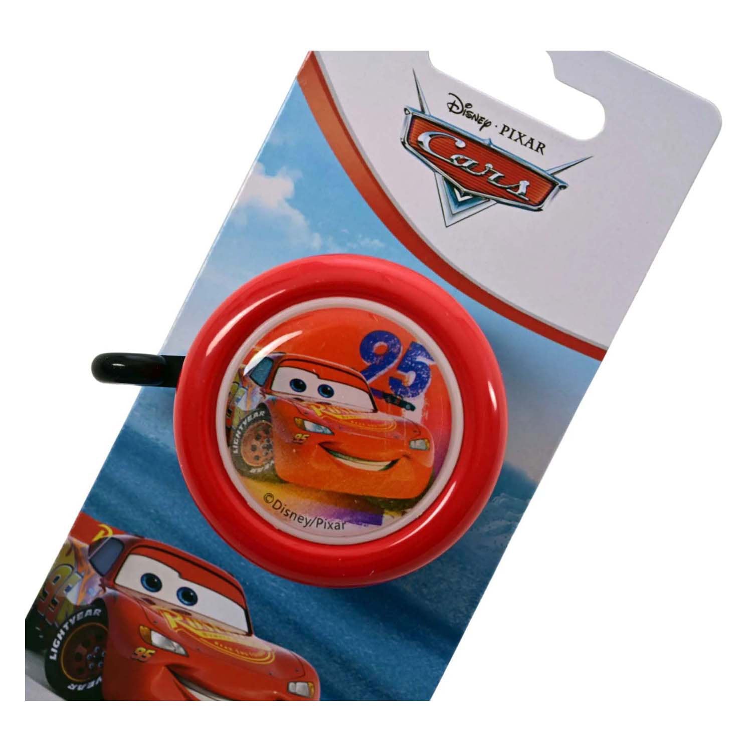 Disney auto's fietsbel - jongens - rood