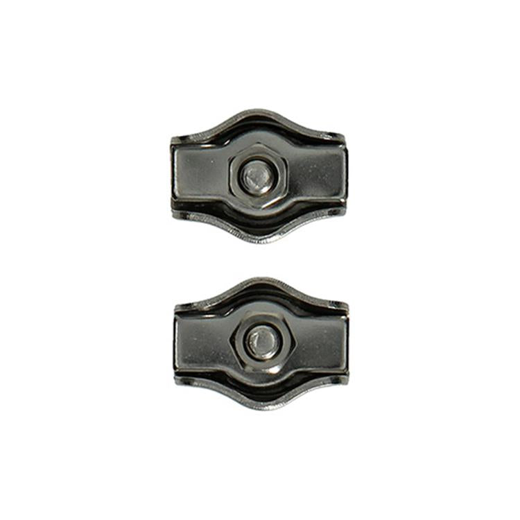 Mack 1008449 - 2 staaldraadklemmen 3mm simplex inox | 10 stuks