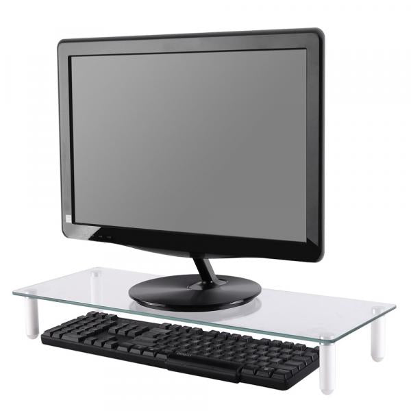 Neomounts nsmonitor10 lcd crt monitor standaard lifter, max. 25 kg, transparant modern design