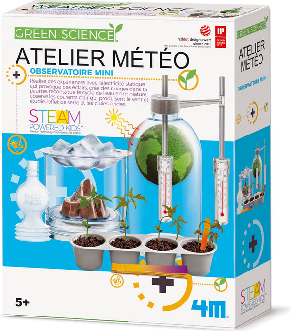 4m wetenschap en spel - bouw je eigen weerstation - meteologie - kidzlabs - green science - 5 jaar