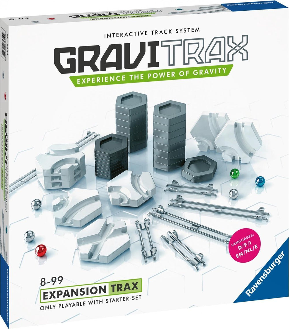 Gravitrax tracks uitbreiding - knikkerbaan met 6 kogels - gravi trax
